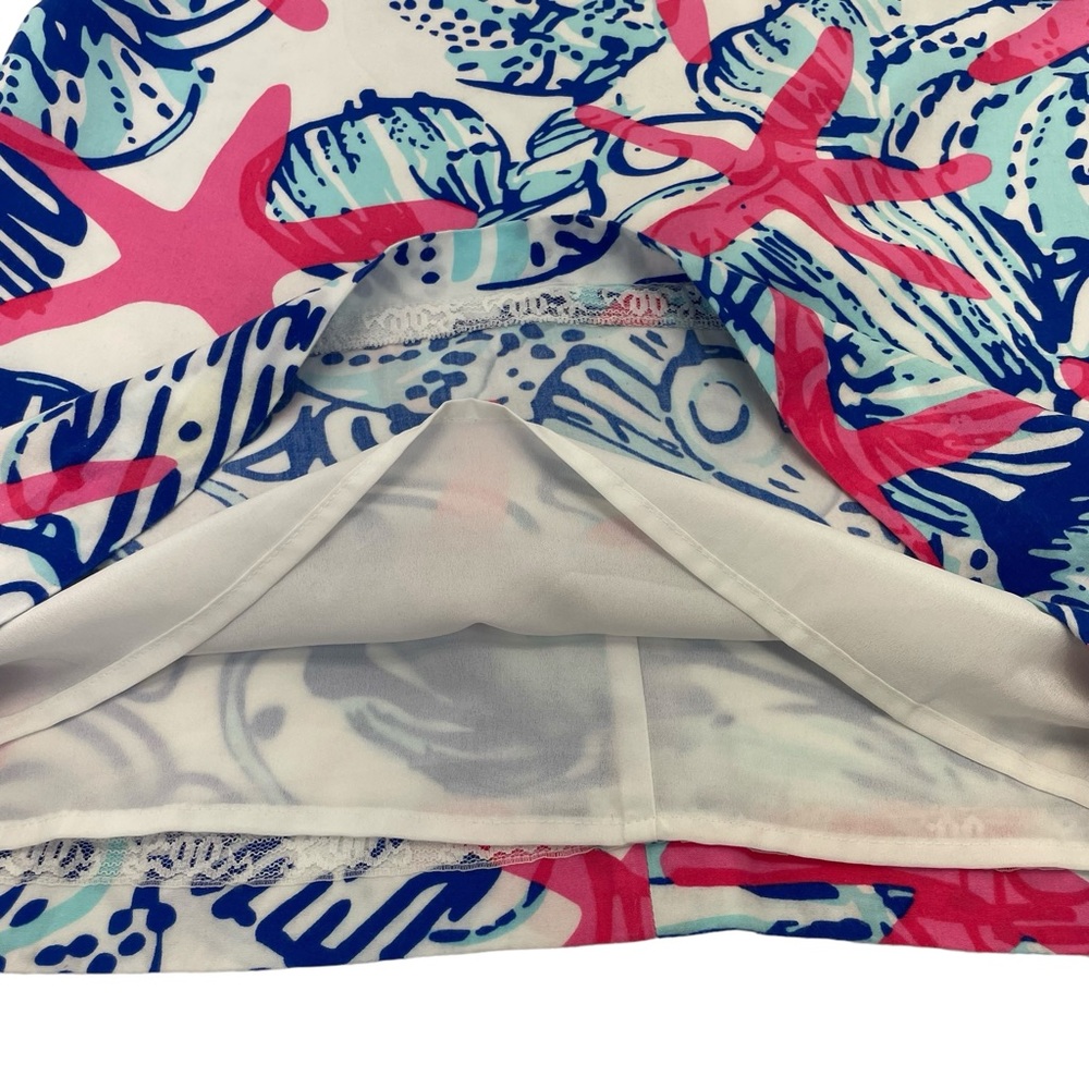 Lilly Pulitzer Starfish Harbor Tunic Dress Small Blue & Pink - Picture 12 of 16